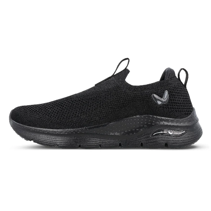 Men's walking shoes with a brightly colored designMen's Slip-on Walking Shoe - WS9571 Black Black Men's walking shoes with a brightly colored designMen's Slip-on Walking Shoe - WS9571 Black Black