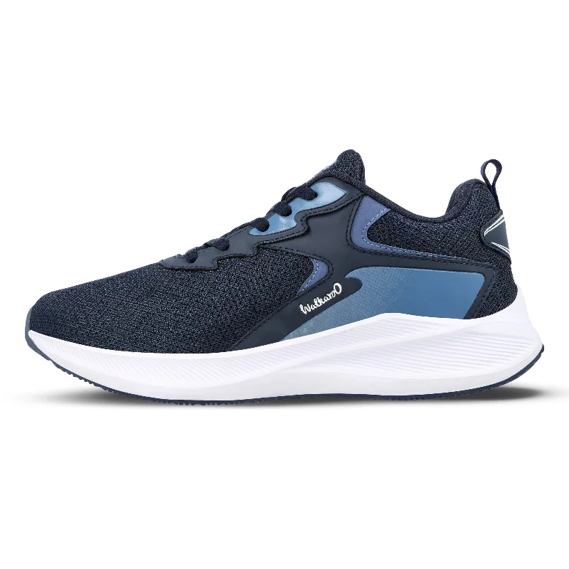 Men's walking shoes with a lace - up closure for a secure fitMen's Sports Shoe - WS9575 Navy Blue Men's walking shoes with a lace - up closure for a secure fitMen's Sports Shoe - WS9575 Navy Blue