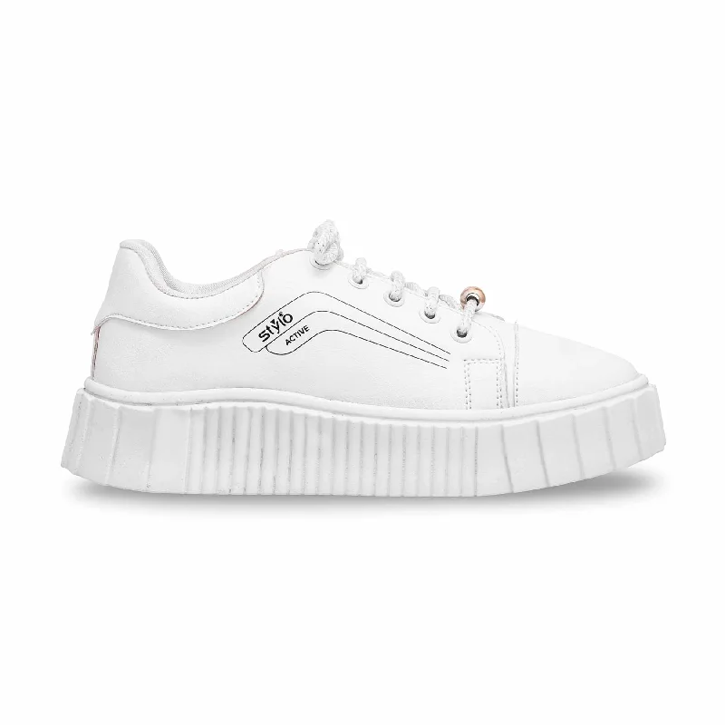Men's sneakers with a removable insole for customizationWhite Casual Sneaker For Women AT7377 Men's sneakers with a removable insole for customizationWhite Casual Sneaker For Women AT7377