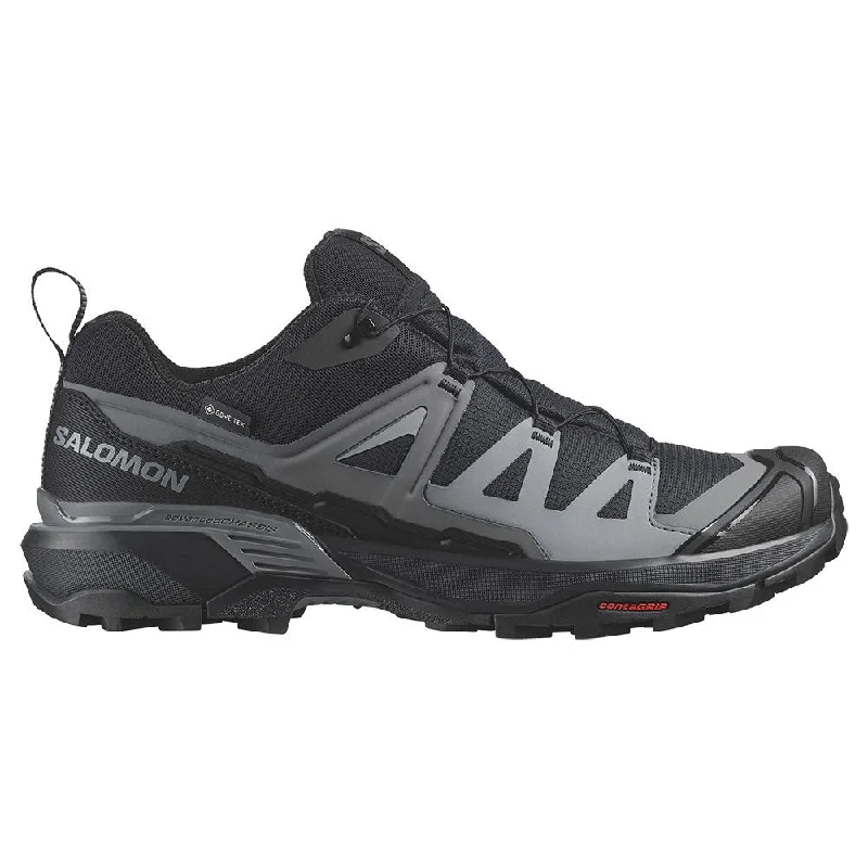 Men's walking shoes with a padded collar and tongueX Ultra 360 Gore-Tex - Black