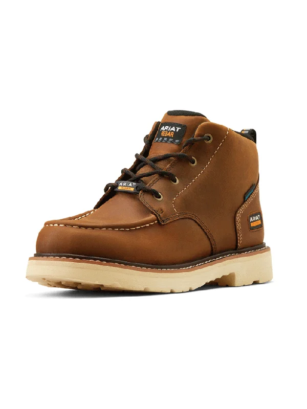 Men's cowboy boots with a pull - on strapAriat 10050846 Mens Rebar Lift Chukka Waterproof Work Boot Distressed Brown Men's cowboy boots with a pull - on strapAriat 10050846 Mens Rebar Lift Chukka Waterproof Work Boot Distressed Brown