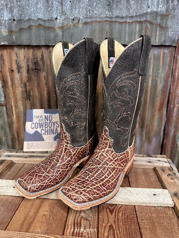 Men's cowboy boots with a spur ledgeAnderson Bean Terra Vintage Elephant Western Boot Men's cowboy boots with a spur ledgeAnderson Bean Terra Vintage Elephant Western Boot