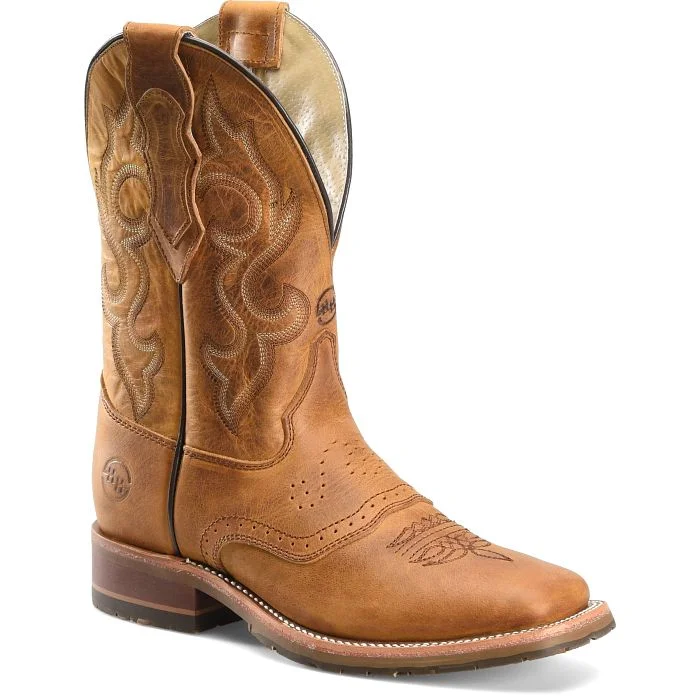 Men's cowboy boots with a distressed leather finishDouble H "Durant" Roper Boot