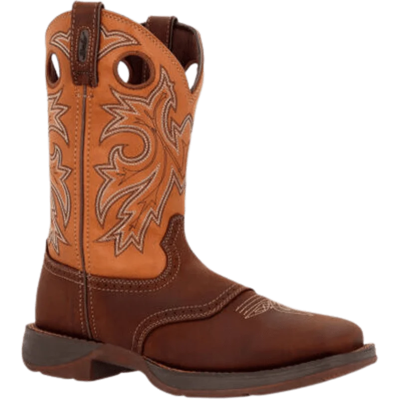 Men's genuine leather cowboy boots with a pointed toeDurango Men's Saddle Up Brown/Tan Western Boots DB4442 Men's genuine leather cowboy boots with a pointed toeDurango Men's Saddle Up Brown/Tan Western Boots DB4442