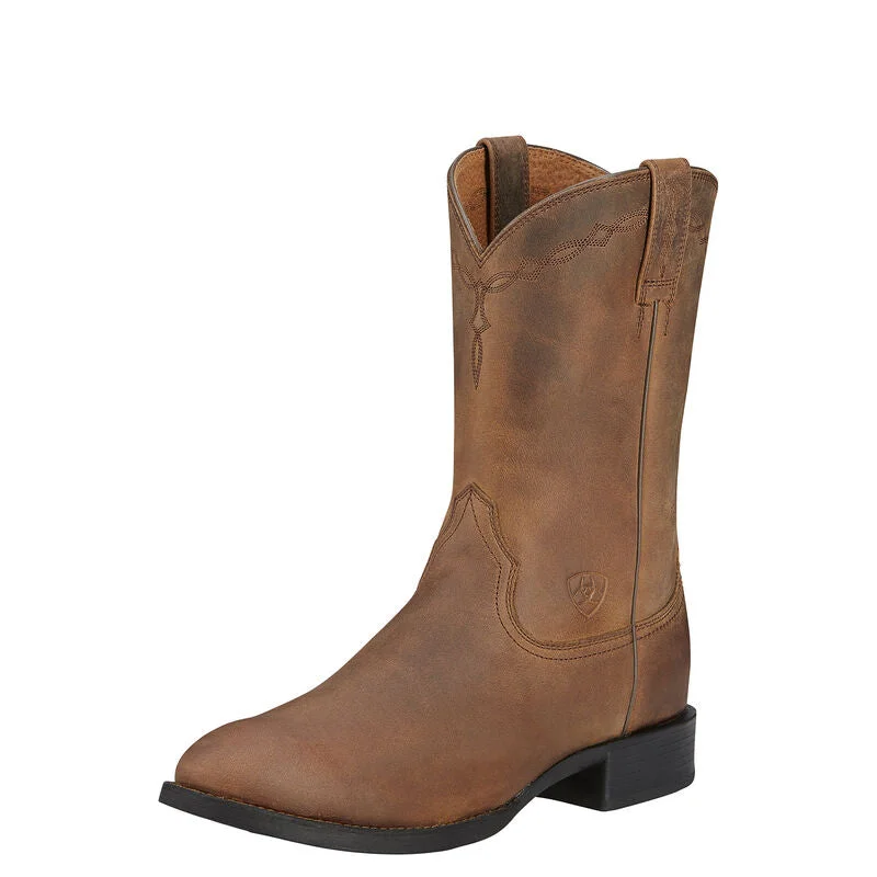Men's cowboy boots with a leather lining for comfortAriat Heritage Roper Western Boot Men's cowboy boots with a leather lining for comfortAriat Heritage Roper Western Boot