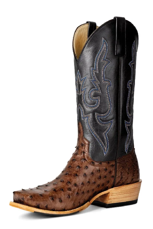 Men's cowboy boots with a pull - on strapHorse Power Mens Kango Black Full Quill Ostrich Cowboy Boots Men's cowboy boots with a pull - on strapHorse Power Mens Kango Black Full Quill Ostrich Cowboy Boots