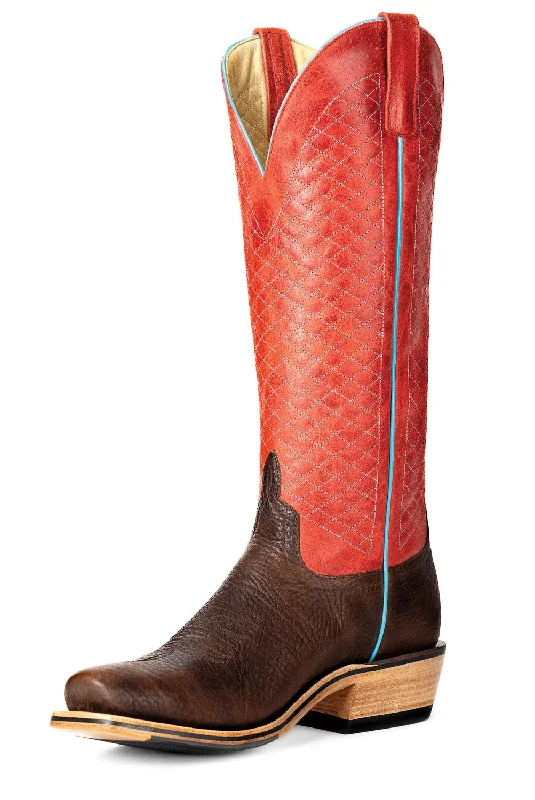 Western - style men's cowboy boots with intricate stitchingHorse Power by Anderson Bean Mens Brown Leather Top Hand Cowboy Boots Western - style men's cowboy boots with intricate stitchingHorse Power by Anderson Bean Mens Brown Leather Top Hand Cowboy Boots