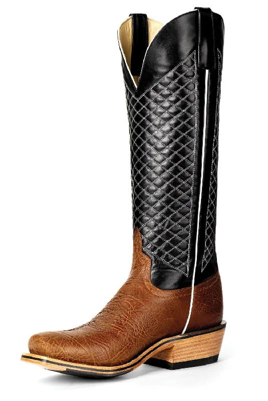 Men's cowboy boots with a heel guardHorse Power by Anderson Bean Mens Coach Leather Top Hand Cowboy Boots Men's cowboy boots with a heel guardHorse Power by Anderson Bean Mens Coach Leather Top Hand Cowboy Boots