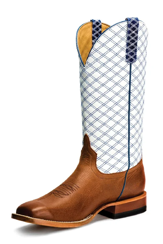 Men's cowboy boots with a scalloped edgeHorse Power by Anderson Bean Mens White Glove Leather Cowboy Boots Men's cowboy boots with a scalloped edgeHorse Power by Anderson Bean Mens White Glove Leather Cowboy Boots