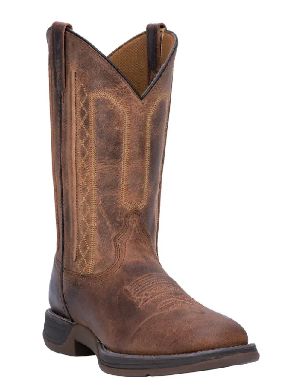 Men's cowboy boots with a pull - on strapLaredo 7454 Mens Bennett Leather Boot Tan Distressed Men's cowboy boots with a pull - on strapLaredo 7454 Mens Bennett Leather Boot Tan Distressed