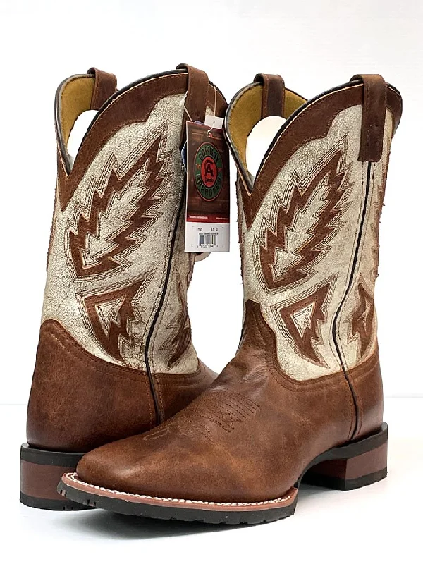 Vintage - style men's cowboy boots with a square toeLaredo 7862 Mens Koufax 11" Square Toe Western Work Boots Tan Vintage - style men's cowboy boots with a square toeLaredo 7862 Mens Koufax 11" Square Toe Western Work Boots Tan