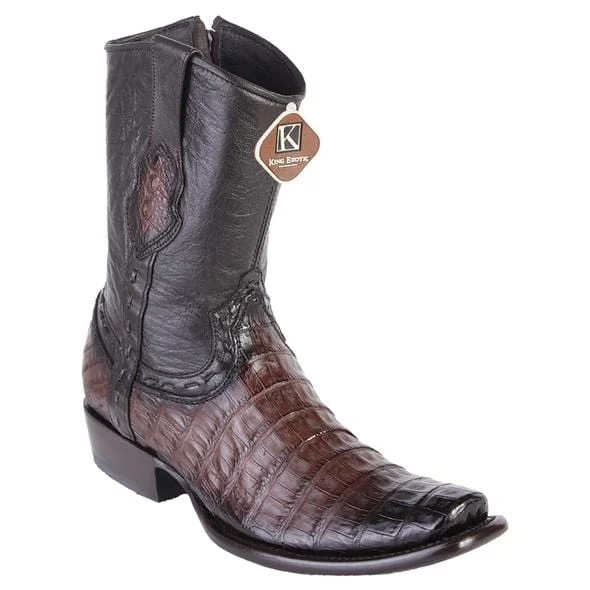 Men's ankle boots with a high - traction sole for safetyMen's King Exotic Caiman Belly Dubai Style Short Boot 479B8216 Men's ankle boots with a high - traction sole for safetyMen's King Exotic Caiman Belly Dubai Style Short Boot 479B8216