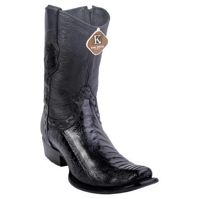 Combat - style men's ankle boots for a tough lookMen's King Exotic Original Ostrich Leg Skin Dubai Style Short Boot 479B0505 Combat - style men's ankle boots for a tough lookMen's King Exotic Original Ostrich Leg Skin Dubai Style Short Boot 479B0505