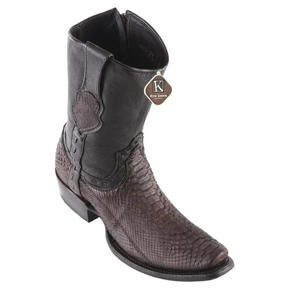 Insulated men's ankle boots for cold weatherMen's King Exotic Original Python Skin Dubai Style Short Boot 479BN5707 Insulated men's ankle boots for cold weatherMen's King Exotic Original Python Skin Dubai Style Short Boot 479BN5707