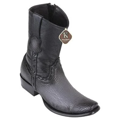 Combat - style men's ankle boots for a tough lookMen's King Exotic Original Shark Skin Dubai Style Short Boot 479B0938 Combat - style men's ankle boots for a tough lookMen's King Exotic Original Shark Skin Dubai Style Short Boot 479B0938