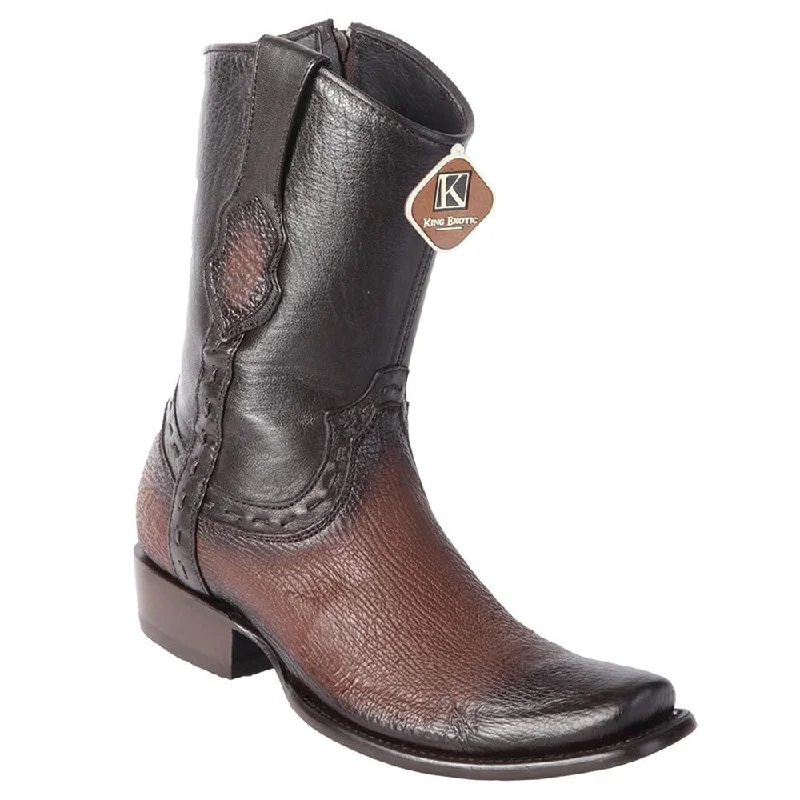 Desert - style men's ankle boots for a rugged appealMen's King Exotic Original Shark Skin Dubai Style Short Boot 479B0916 Desert - style men's ankle boots for a rugged appealMen's King Exotic Original Shark Skin Dubai Style Short Boot 479B0916