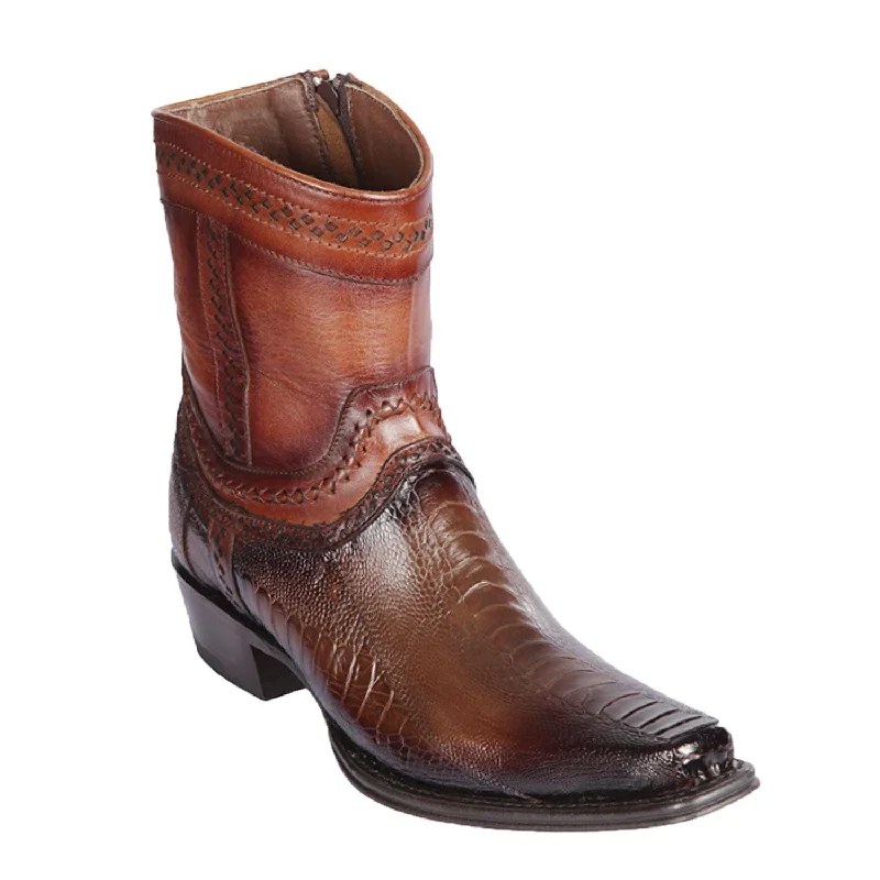 Camouflage men's ankle boots for a military - inspired styleMen's Los Altos Original Ostrich Leg Skin European Toe Short Boot 76B0516 Camouflage men's ankle boots for a military - inspired styleMen's Los Altos Original Ostrich Leg Skin European Toe Short Boot 76B0516