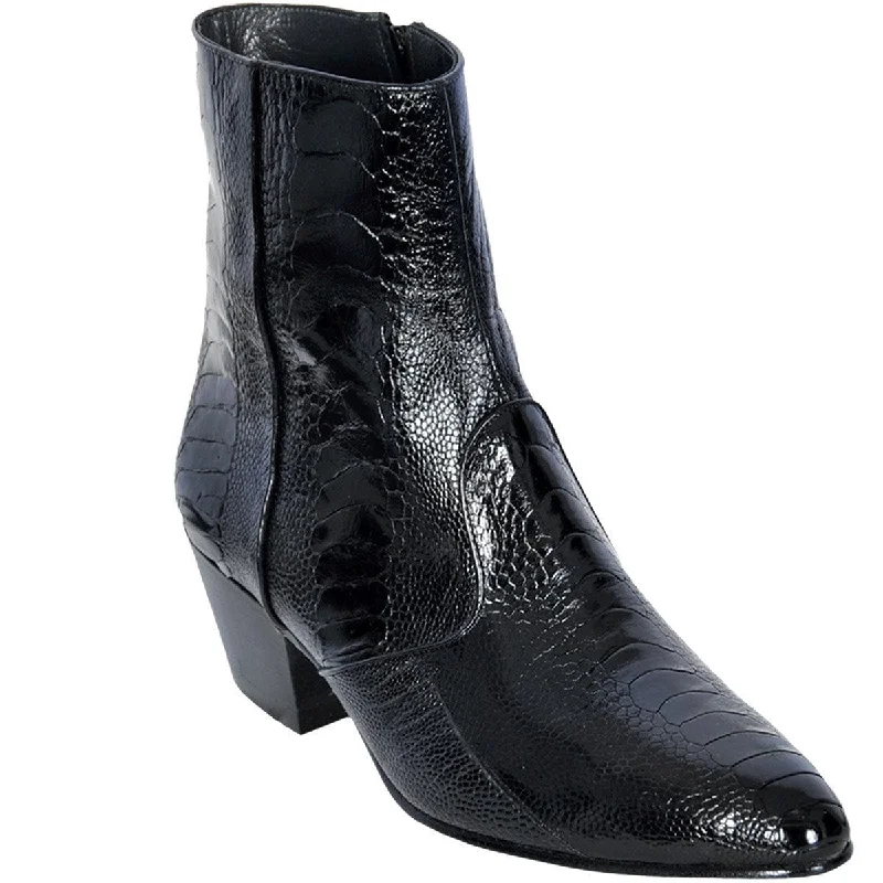 Combat - style men's ankle boots for a tough lookMen's Los Altos Ostrich Leg Ankle Boot 630505