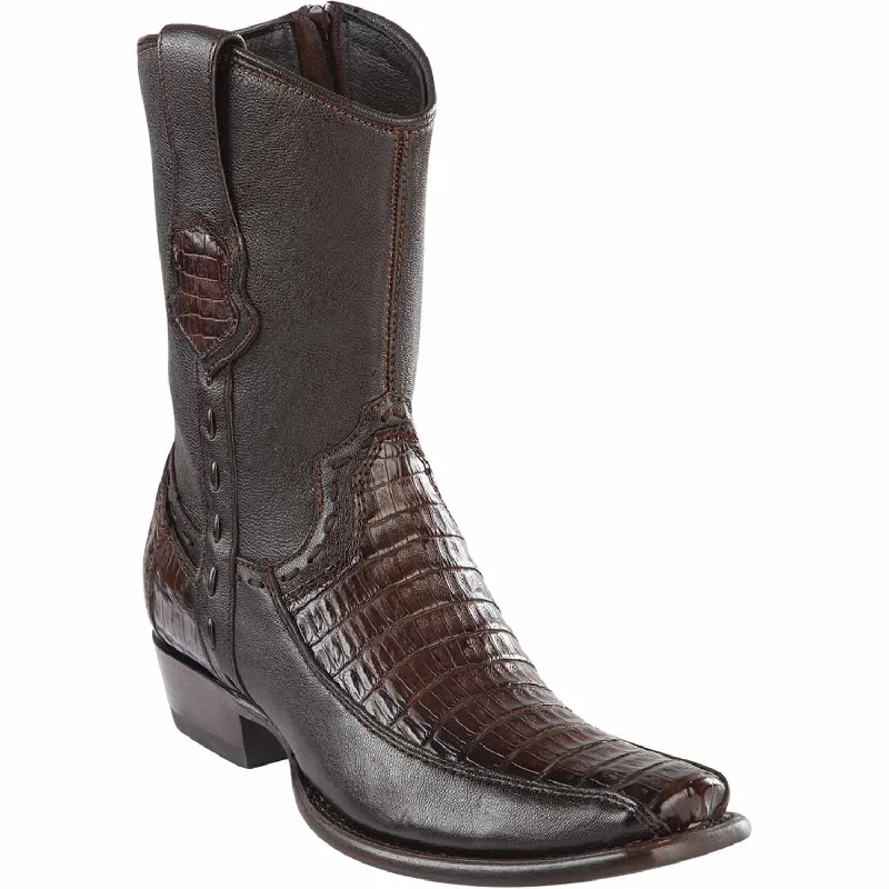 Men's ankle boots with a chunky sole for urban styleMen's Wild West Caiman Belly with Deer Dubai Toe Short Boot 279BF8216 Men's ankle boots with a chunky sole for urban styleMen's Wild West Caiman Belly with Deer Dubai Toe Short Boot 279BF8216