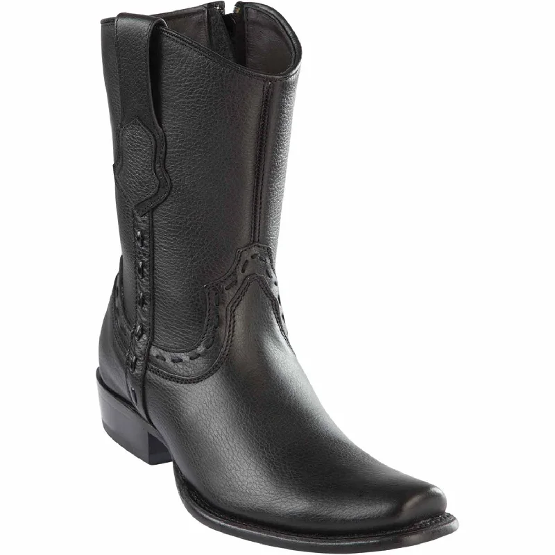 Men's ankle boots with a metallic accentMen's Wild West Genuine Leather Dubai Toe Short Boot 279B2705 Men's ankle boots with a metallic accentMen's Wild West Genuine Leather Dubai Toe Short Boot 279B2705