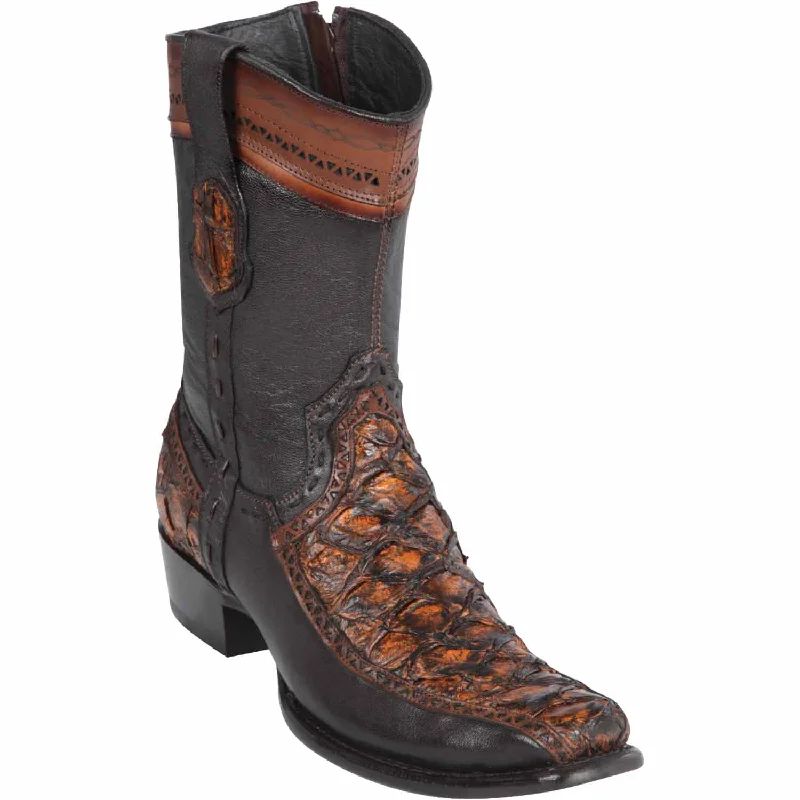 Faux leather men's ankle boots for a budget - friendly optionMen's Wild West Monster Fish with Deer Dubai Toe Short Boot 279BF1088 Faux leather men's ankle boots for a budget - friendly optionMen's Wild West Monster Fish with Deer Dubai Toe Short Boot 279BF1088