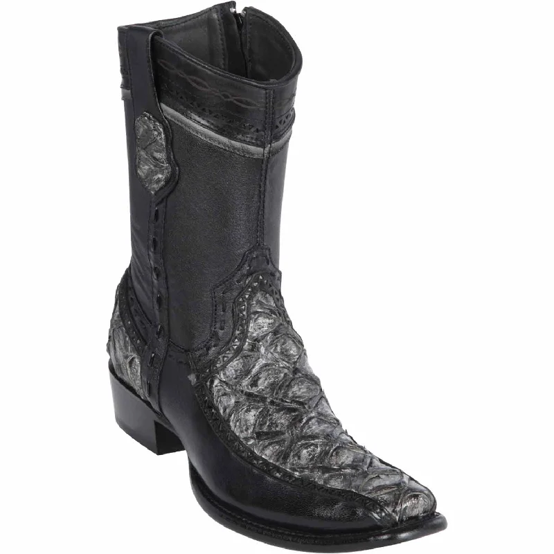 Men's ankle boots with a pointed toe for a stylish lookMen's Wild West Monster Fish with Deer Dubai Toe Short Boot 279BF1089