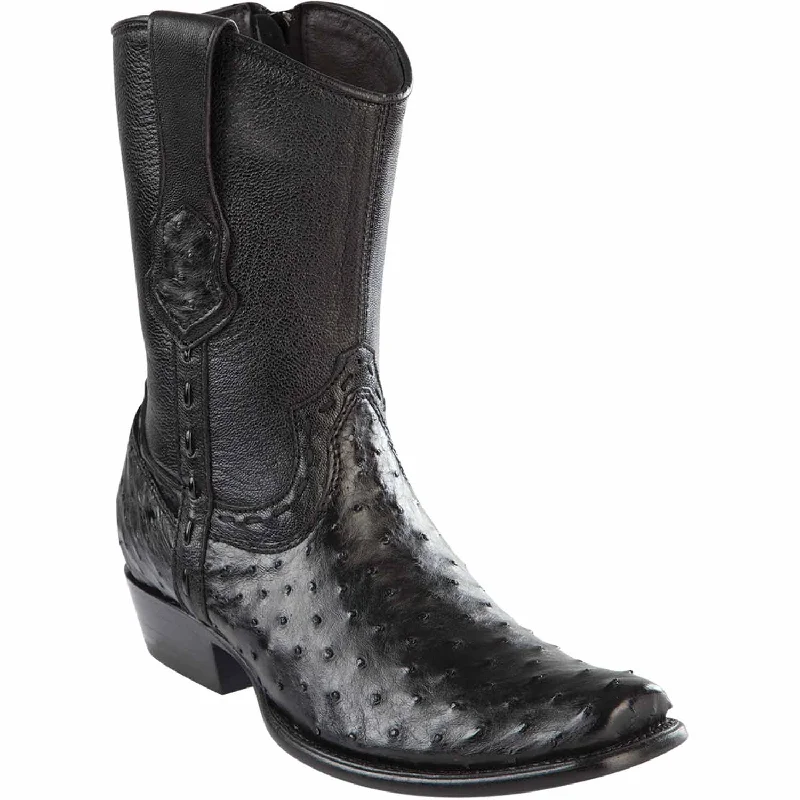 Desert - style men's ankle boots for a rugged appealMen's Wild West Ostrich Skin Dubai Toe Short Boot 279B0305 Desert - style men's ankle boots for a rugged appealMen's Wild West Ostrich Skin Dubai Toe Short Boot 279B0305
