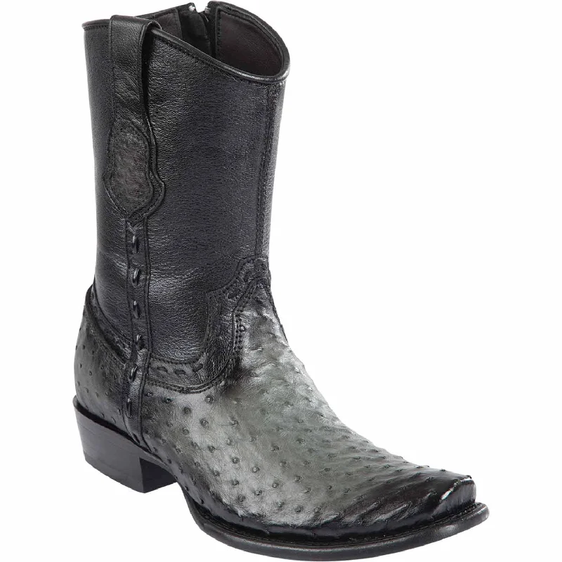 Men's ankle boots with a shock - absorbing insoleMen's Wild West Ostrich Skin Dubai Toe Short Boot 279B0338 Men's ankle boots with a shock - absorbing insoleMen's Wild West Ostrich Skin Dubai Toe Short Boot 279B0338