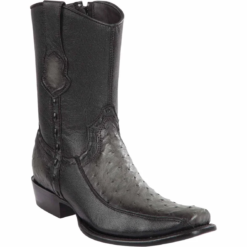 Men's ankle boots with a shock - absorbing insoleMen's Wild West Ostrich with Deer Dubai Toe Short Boot 279BF0338 Men's ankle boots with a shock - absorbing insoleMen's Wild West Ostrich with Deer Dubai Toe Short Boot 279BF0338