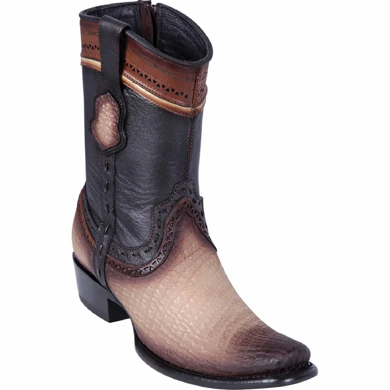 Leather - lined men's ankle boots for a luxurious feelMen's Wild West Shark Skin Dubai Toe Short Boot 279B0915 Leather - lined men's ankle boots for a luxurious feelMen's Wild West Shark Skin Dubai Toe Short Boot 279B0915