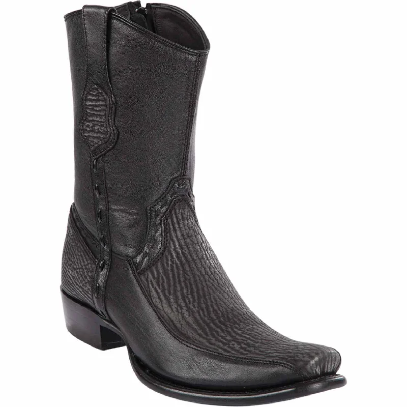 Minimalist men's ankle boots for a modern aestheticMen's Wild West Shark with Deer Dubai Toe Short Boot 279BF0905