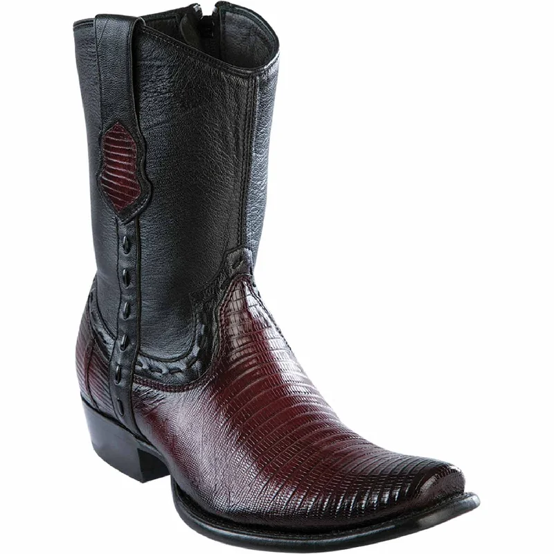 Men's waterproof leather ankle boots for rainy daysMen's Wild West Teju Lizard Skin Dubai Toe Short Boot 279B0743 Men's waterproof leather ankle boots for rainy daysMen's Wild West Teju Lizard Skin Dubai Toe Short Boot 279B0743