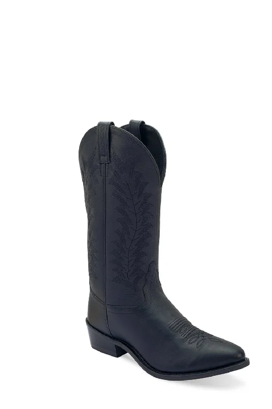 Men's cowboy boots in a dark brown leatherOld West Mens Western Black Leather Cowboy Boots Men's cowboy boots in a dark brown leatherOld West Mens Western Black Leather Cowboy Boots