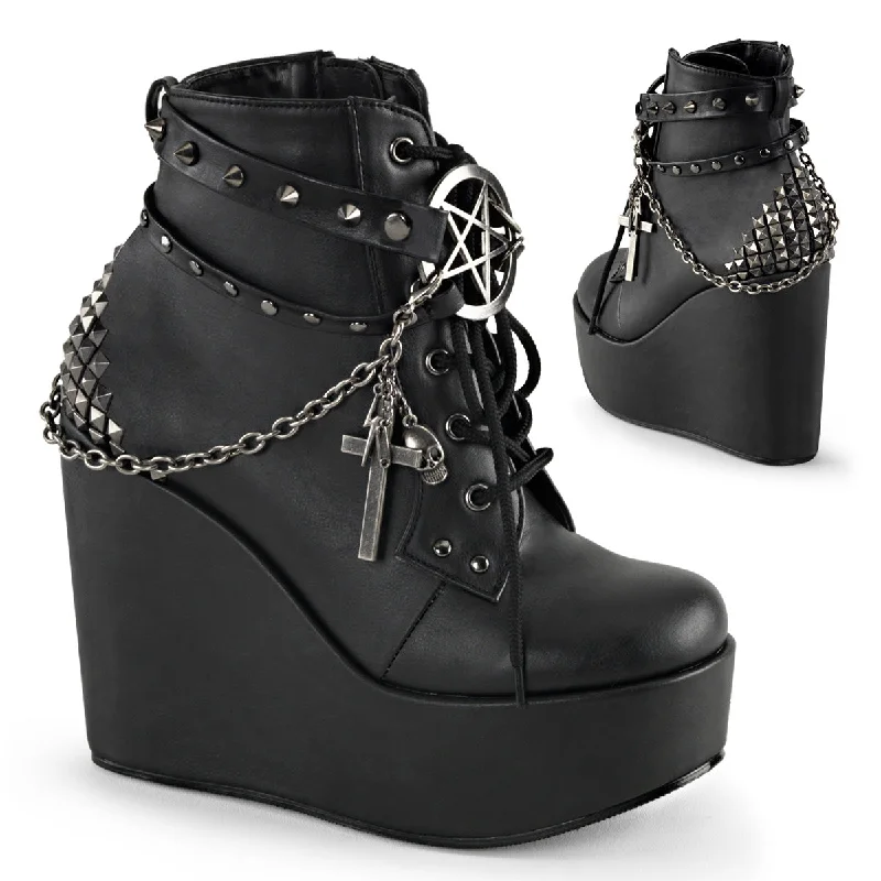 Zip - up men's ankle boots for easy on and offPoison-101