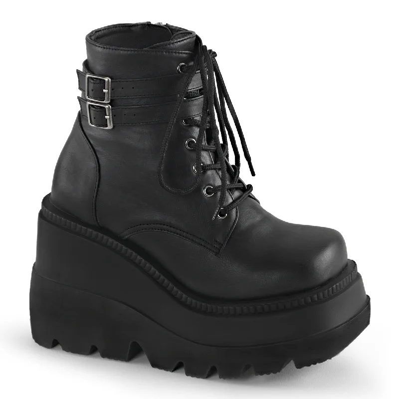 Men's ankle boots in a trendy burgundy colorShaker-52