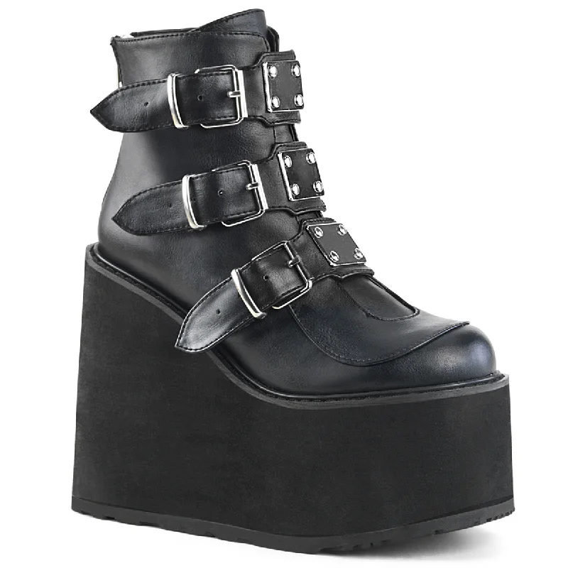 Men's ankle boots in a trendy burgundy colorSwing-105