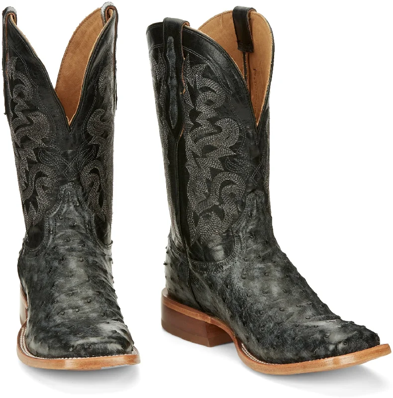 Men's cowboy boots in a dark brown leatherTony Lama 11in Mens Blackened Blue Moore FQ Ostrich Cowboy Boots Men's cowboy boots in a dark brown leatherTony Lama 11in Mens Blackened Blue Moore FQ Ostrich Cowboy Boots