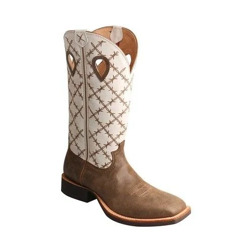 Men's cowboy boots with a decorative inlayTwisted X Bomber Boot