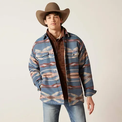 Men's western boots with a high - heeled design and a pointed toeAriat® Men's "Retro Chimayo" Western Shirt Jacket Men's western boots with a high - heeled design and a pointed toeAriat® Men's "Retro Chimayo" Western Shirt Jacket