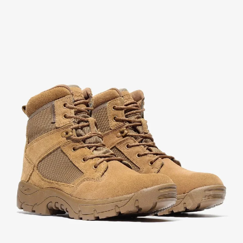 Alligator - embossed men's western boots for a bold statementBonanza Falcon PRO 6" Tactical Work Boots - Coyote Alligator - embossed men's western boots for a bold statementBonanza Falcon PRO 6" Tactical Work Boots - Coyote
