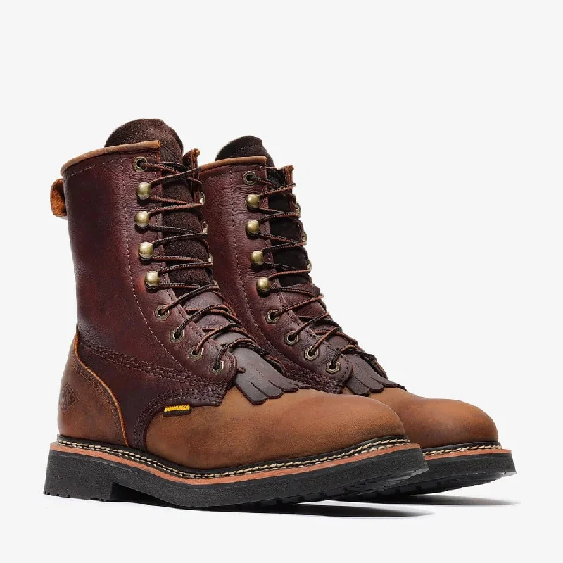 Alligator - embossed men's western boots for a bold statementBonanza Rancher Classic 8" Lacer Work Boots Alligator - embossed men's western boots for a bold statementBonanza Rancher Classic 8" Lacer Work Boots