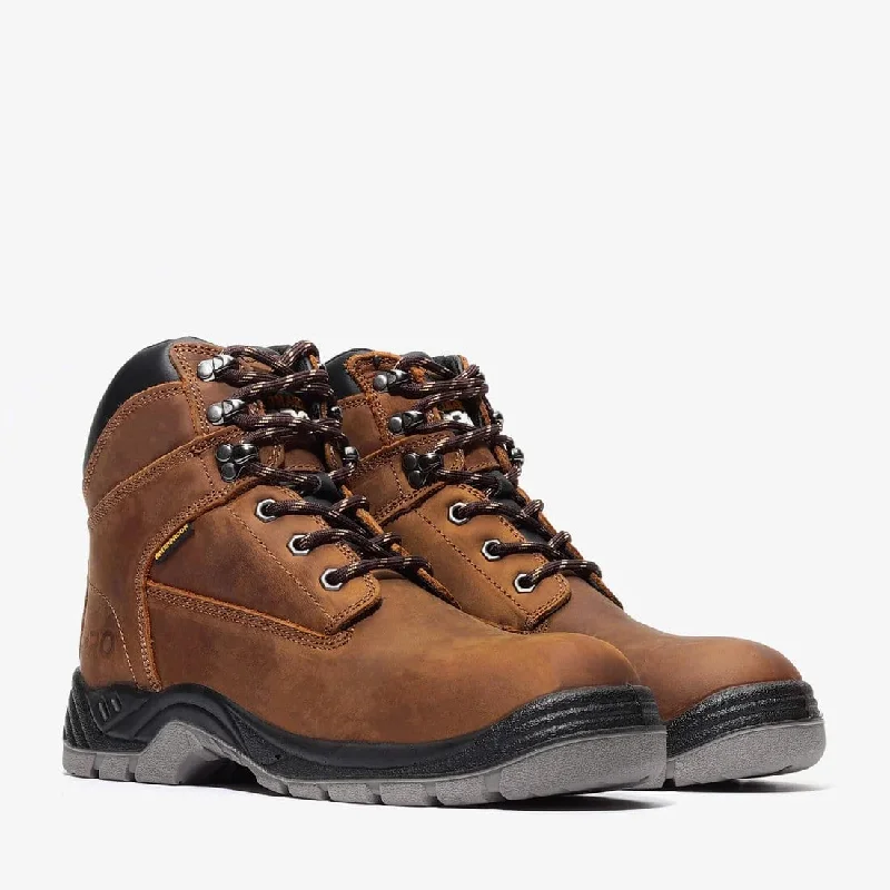 Men's western boots with a distressed leather finish for a rugged lookBonanza Titan PRO 6" Plain Toe Work Boots - Dark Brown Men's western boots with a distressed leather finish for a rugged lookBonanza Titan PRO 6" Plain Toe Work Boots - Dark Brown