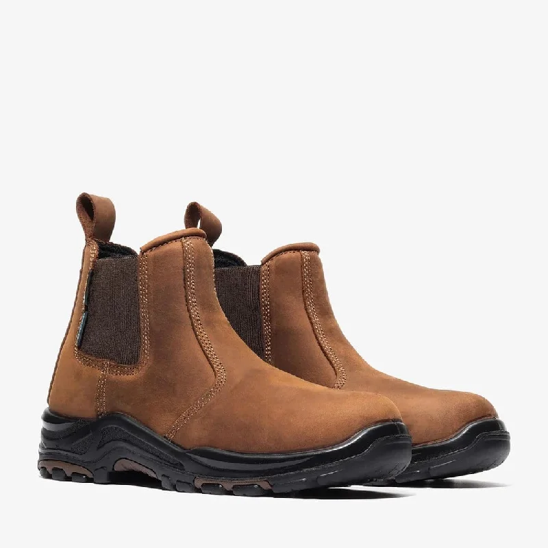 Men's western boots with a silver - toned hardware and accentsBonanza Venture PRO 6" Chelsea Work Boots - Brown Men's western boots with a silver - toned hardware and accentsBonanza Venture PRO 6" Chelsea Work Boots - Brown