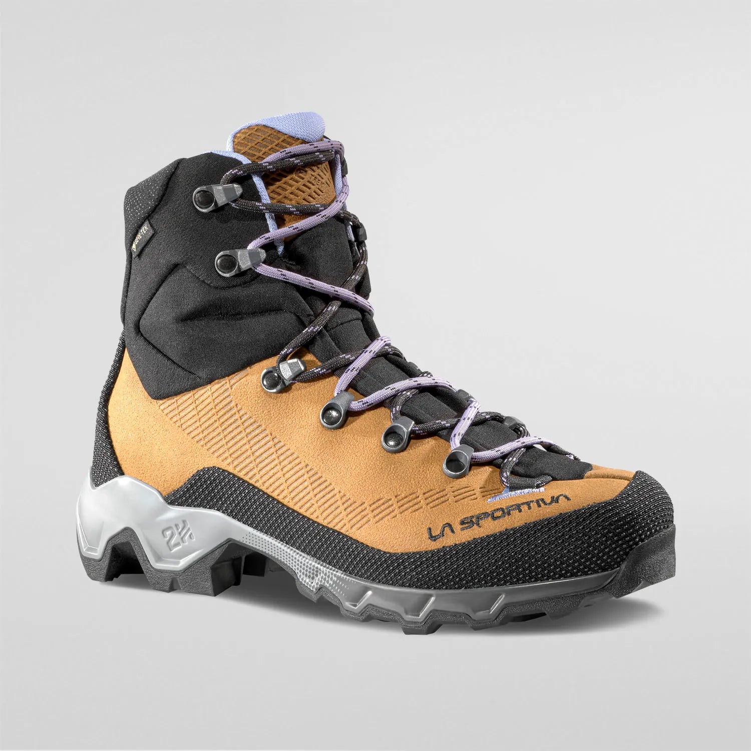 Men's hiking boots with a high - ankle supportLa Sportiva Aequilibrium Trek GTX Womens Hiking Boot - Coffee/Stone Blue Men's hiking boots with a high - ankle supportLa Sportiva Aequilibrium Trek GTX Womens Hiking Boot - Coffee/Stone Blue