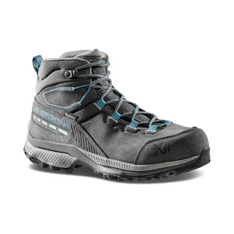 Insulated men's hiking boots for cold - weather hikingLa Sportiva TX Hike Mid Leather GTX Womens Hiking Boot - Carbon/Lagoon Insulated men's hiking boots for cold - weather hikingLa Sportiva TX Hike Mid Leather GTX Womens Hiking Boot - Carbon/Lagoon
