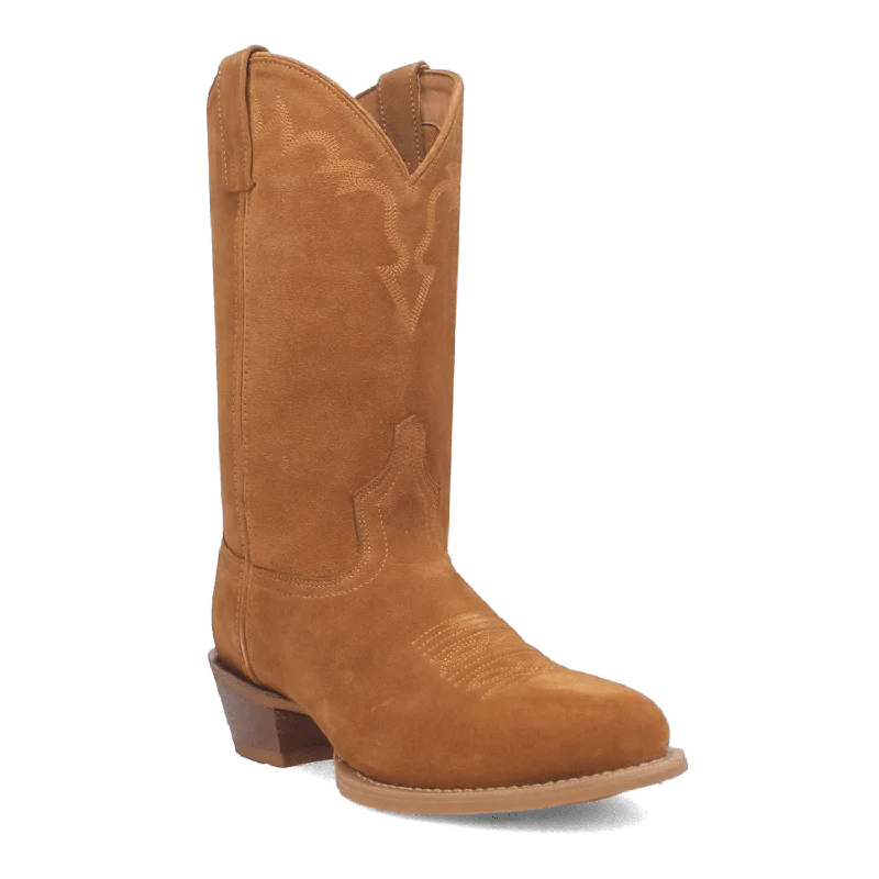 Men's western boots with a leather sole and a heel guardLARKIN LEATHER BOOT
