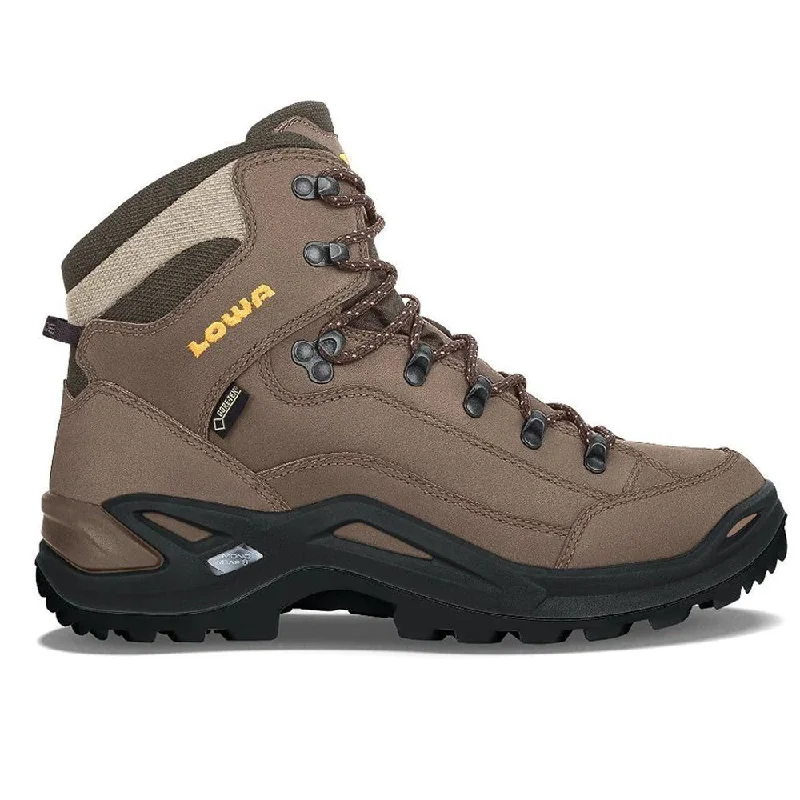 Men's hiking boots with a removable insole for customizationLowa Renegade GTX MID Wide Mens Hiking Boot - Sepia Men's hiking boots with a removable insole for customizationLowa Renegade GTX MID Wide Mens Hiking Boot - Sepia