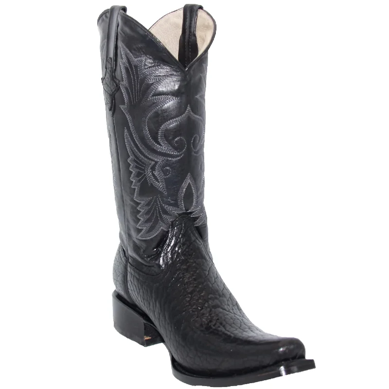 Men's western boots with a high - heeled design and a pointed toeMen’s Genuine Leather Luxury Bull Neck Cowboy Boot Men's western boots with a high - heeled design and a pointed toeMen’s Genuine Leather Luxury Bull Neck Cowboy Boot
