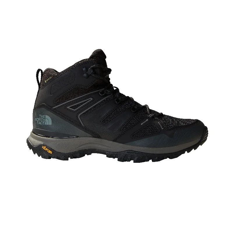 Leather and fabric men's hiking boots for breathabilityHedgehog GORE-TEX® Mid Hiking Boots - Black Leather and fabric men's hiking boots for breathabilityHedgehog GORE-TEX® Mid Hiking Boots - Black