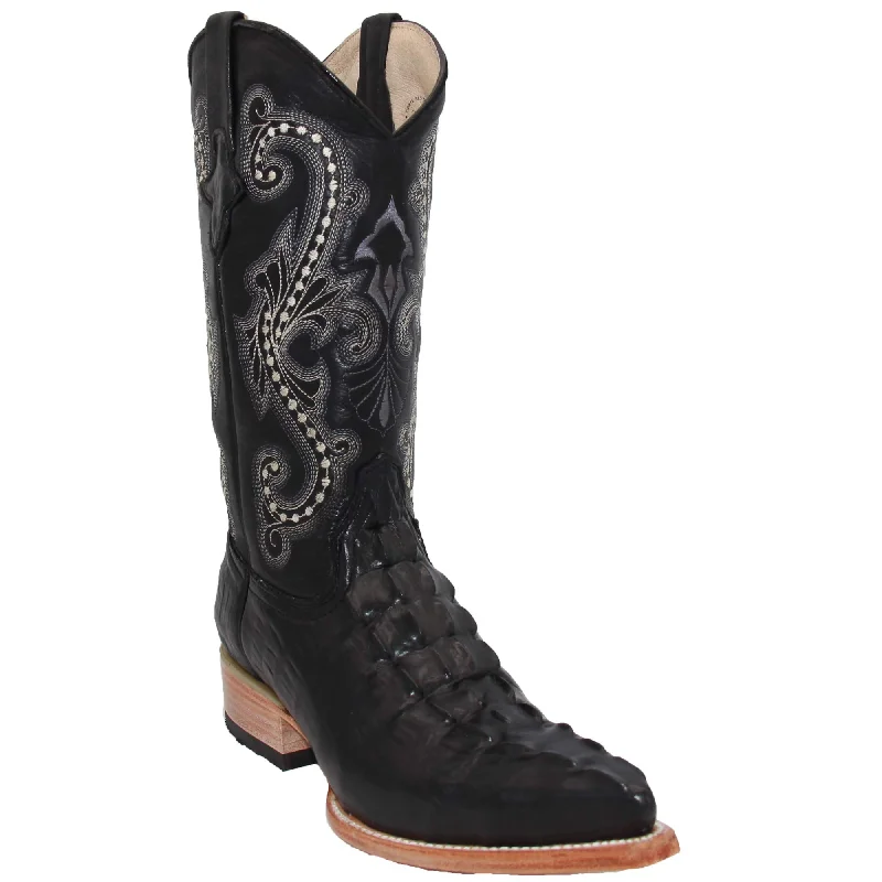 Men's western boots with a rubber sole for traction on various surfacesMens Snip Toe Crocodile Alligator Print Cowboy Western Boot Men's western boots with a rubber sole for traction on various surfacesMens Snip Toe Crocodile Alligator Print Cowboy Western Boot